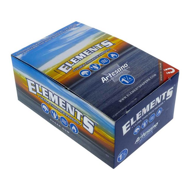 ELEMENTS ARTESANO 1 1/4 ULTRA THIN PAPERS 50CT BOX OF 15