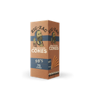 ZIG ZAG 98'S UNBLEACHED CONES 75CT