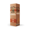 ZIG ZAG KING SIZE UNBLEACHED CONES 100CT