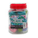 BLAZY SUSAN 45MM DAB JARS 24CT JAR ASSORTED COLORS