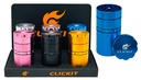 CLICKIT TALL ALUMINUM GRINDER 5 PARTS #MG-113 BOX OF 6