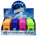 SPECIAL BLUE CLASSIC RUBBER TORCH LIGHTERS #LT104 BOX OF 20