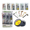 D&K DENGKE DK8163DA 3 IN 1 SMOKING SET 24CT