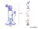 GLASS WATER PIPE #9152895 FGP6130 ASSORTED COLORS