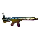 HIPSTER RIFLE GLASS WATER PIPE  20"x8.5" #GS027
