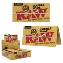 RAW CLASSIC DOUBLE WIDE ROLLING PAPERS 34CT BOX OF 50