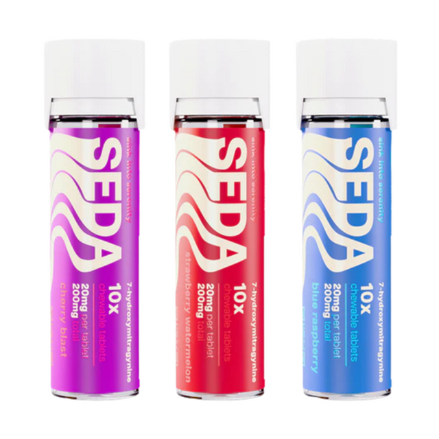 SEDA 20MG 7-HYDROXY CHEWABLE TABLETS 10CT VIAL