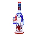 CHEECH HEART SURGEONS WEEKEND RELAXATION KIT 14" GLASS WATER PIPE #CHE-368