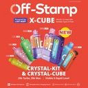 OFF-STAMP X-CUBE CRYSTAL CUBE 35K 5% DISPOSABLE KIT BOX OF 5