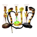 LUXX 4738 SNAKE ALUMINUM RESIN HOOKAH