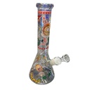 10" GLOW IN THE DARK CARTOON UNIVERSE GLASS WATER PIPE #CH009