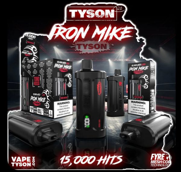 Tyson Iron Mike 15000 Disposable 5% (Box of 5)