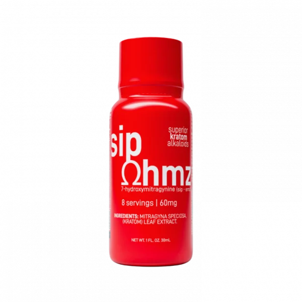 Sip Ohmz 60mg 7-Hydroxy Kratom Shots – 6ct - Image 2