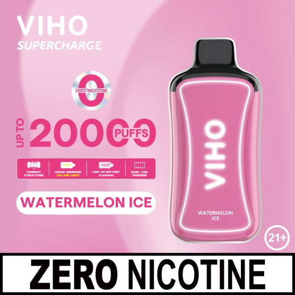VIHO Supercharge 20000 Puffs 5PK 0% Nicotine - Image 2