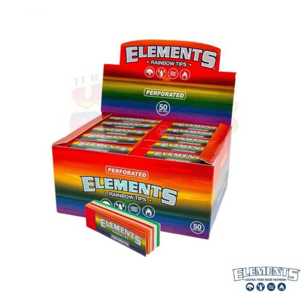 Element Rainbow Tips  Perforated 50ct