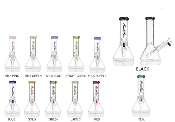 8″ Color  Beaker Water Pipe