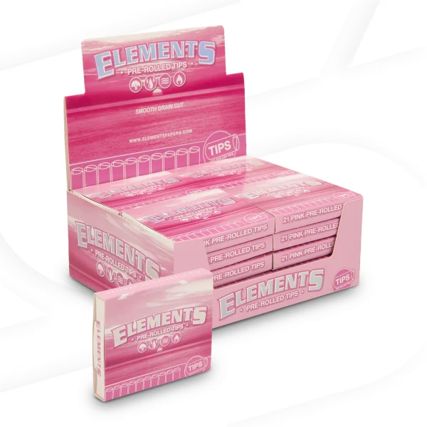 Element Pink Pre Rolled Tips 20ct Box