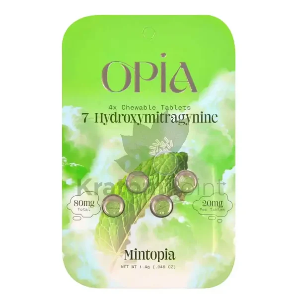 OPIA 7-Hydroxymitragynine Mintopia Kratom, 4ct - 10pk