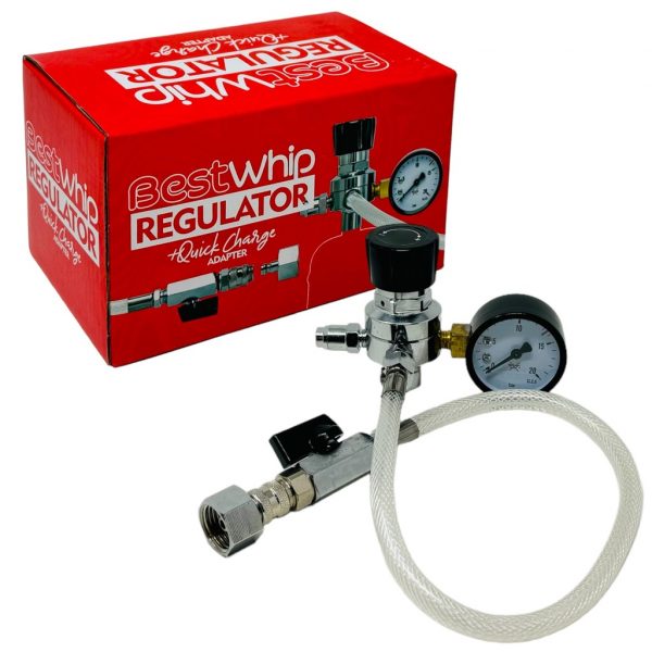 Best Whip Pressure Regulator + Quick Charge Adapter Kit